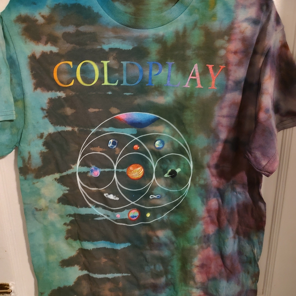 Coldplay Tie-Dye Graphic T-Shirt